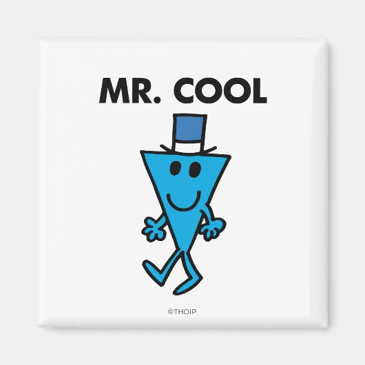 Klassische Mr. Cool Pose Magnet (Vorne)