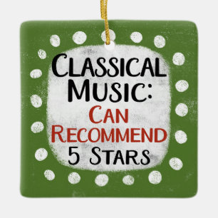 Klassische Musik Bewertung 5 Sterne Ornament
