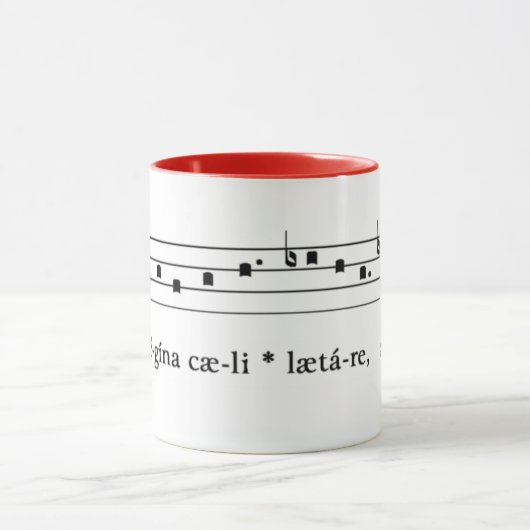Klassische Musik Gregorian Chant Katholische Relig Tasse (Zentrum)
