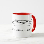 Klassische Musik Gregorian Chant Katholische Relig Tasse (VorderseiteRechts)