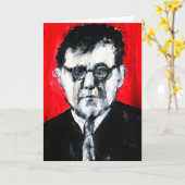Klassische Musik-Gruß-Karte - Shostakovich Karte (Gelbe Blume)