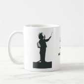 Klassische Musik-Komponist-Leiter - Grieg Kaffeetasse (Links)