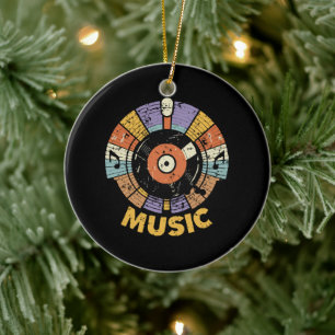klassische Musik Retro Keramik Ornament