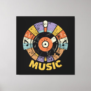 klassische Musik Retro Leinwanddruck