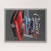 Klassische Muskelwagen des Jigsaw-Puzzles der 60er Puzzle (Horizontal)
