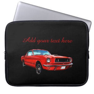 Klassische Mustang-Neopren-Laptop-Hülse Laptopschutzhülle