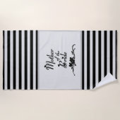 klassische Mutter der Braut Strandtuch (Vorderseite)