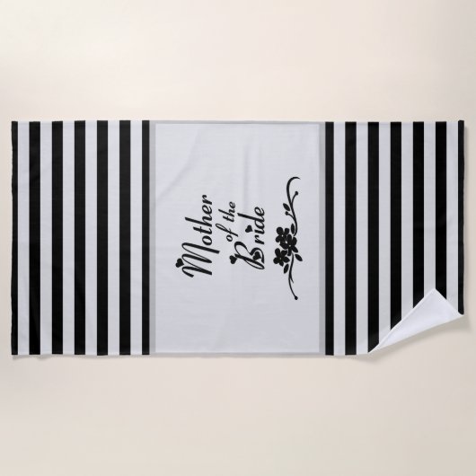 klassische Mutter der Braut Strandtuch (Vorderseite)
