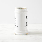 Klassische Mutter des Bräutigams Bierglas (Mittel)