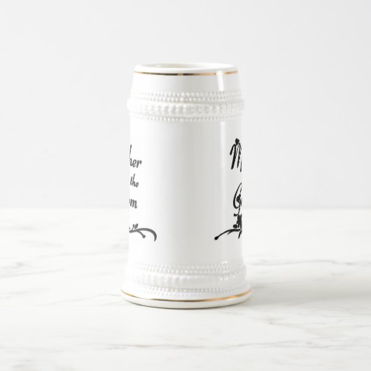 Klassische Mutter des Bräutigams Bierglas (Mittel)