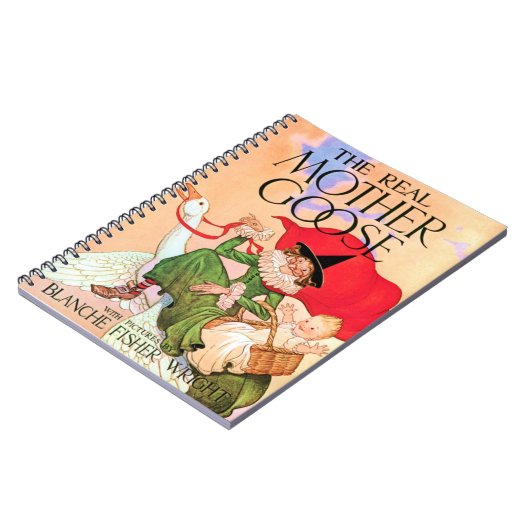 Klassische Muttergosenbuchdecke Notizblock (Linke Seite)