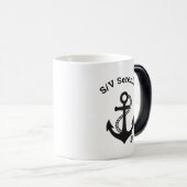 Klassische Nautical Anchor Tasse für den Segler! (VorderseiteRechts)