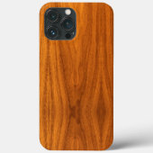 Klassische Nautical Teak Textur Case-Mate iPhone Hülle (Rückseite)
