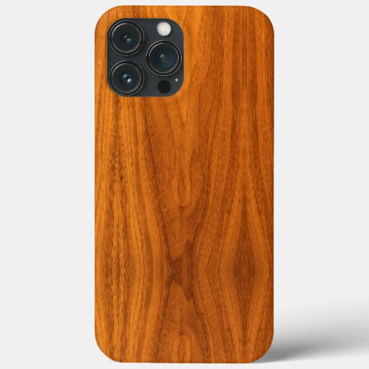 Klassische Nautical Teak Textur Case-Mate iPhone Hülle (Rückseite)