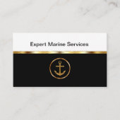 Klassische nautische Dienste Visitenkarte (Vorderseite)