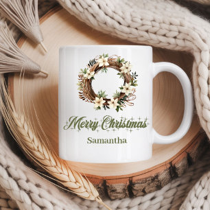 Klassische neutrale nordische Palette benutzerdefi Kaffeetasse