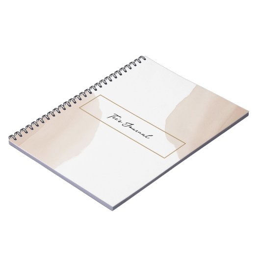 Klassische neutrale Zeitschrift Notizblock (Linke Seite)