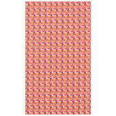 Klassische niedlich orangefarbene Rose im Herbst Tischdecke (Vorderseite)