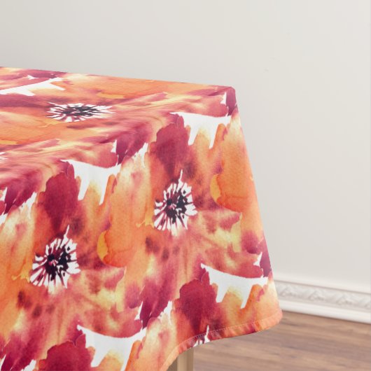 Klassische niedlich orangefarbene Rose im Herbst Tischdecke (Beispiel)