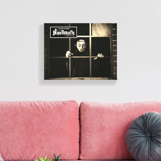 Klassische Nosferatu Stretched Canvas Print Leinwanddruck (Insitu (Wohnzimmer))