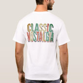 "Klassische Nostalgie" i T-Shirt (Rückseite)