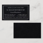 Klassische, Nostalgische und Vintage Visitenkarte (Vorne/Hinten)