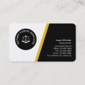 Klassische Notar-Emblem-Visitenkarten Visitenkarte (Vorderseite)