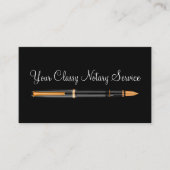 Klassische Notarkarte für Springbrunnen Visitenkarte (Vorderseite)