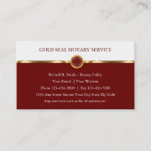 Klassische Notarkarten für Unternehmen Visitenkarte (Vorderseite)