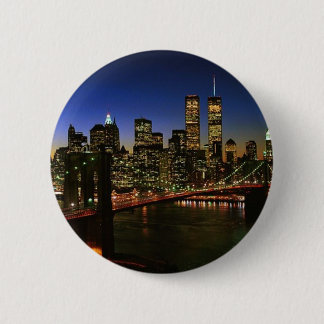 Klassische NYC Skyline Button