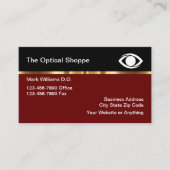 Klassische Ophthalmologe Personalausweise Visitenkarte (Vorderseite)