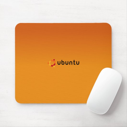 Klassische Orange Ubuntus Mousepad (Mit Mouse)