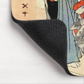 Klassische orientalische japanische Puppenspieler Mousepad (Ecke)