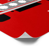 Klassische Original Mini Car Minimalistische Kunst Poster (Ecke)