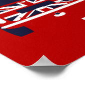 Klassische Original Mini Cooper minimalistische Ku Poster (Ecke)