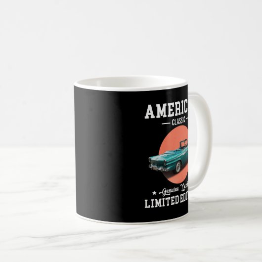Klassische Original-Originalqualität, limitierte A Kaffeetasse (VorderseiteRechts)