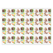 Klassische Osterkaninchen-Feiertag Tischdecke (Vorderseite (Horizontal))