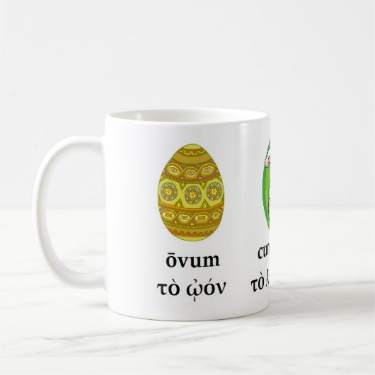 Klassische Ostern-Tasse Kaffeetasse (Links)