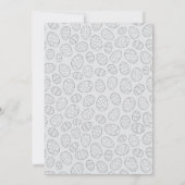 Klassische Ostersonnige Illustration. Frohe Ostern Einladung (Rückseite)