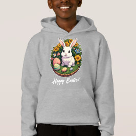 Klassische Ostersonnige Illustration. Frohe Ostern Hoodie