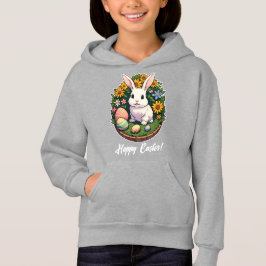 Klassische Ostersonnige Illustration. Frohe Ostern Hoodie