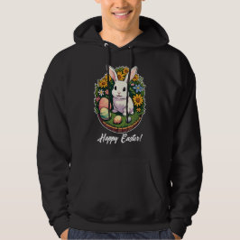 Klassische Ostersonnige Illustration. Frohe Ostern Hoodie