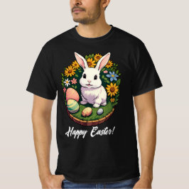 Klassische Ostersonnige Illustration. Frohe Ostern T-Shirt