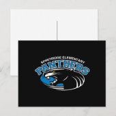 Klassische Panther Postkarte (Vorne/Hinten)