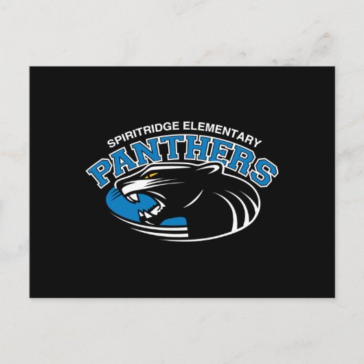 Klassische Panther Postkarte (Vorderseite)