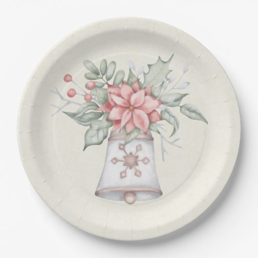 Klassische Papierplatte Pappteller (Vorderseite)