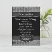 Klassische Party Einladungen für die Altersversorg (Stehend Vorderseite)