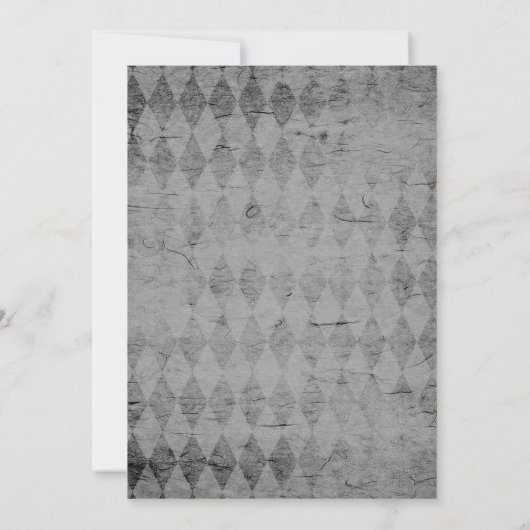 Klassische Party Einladungen für die Altersversorg (Rückseite)