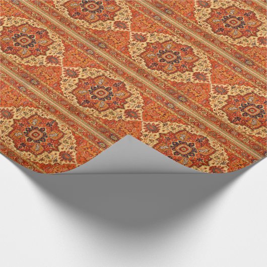 KLASSISCHE PERSISCHE WOLLDECKE GESCHENKPAPIER (Ecke)