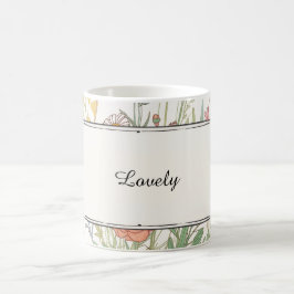 Klassische personalisierte Familienfotocollage Kaffeetasse